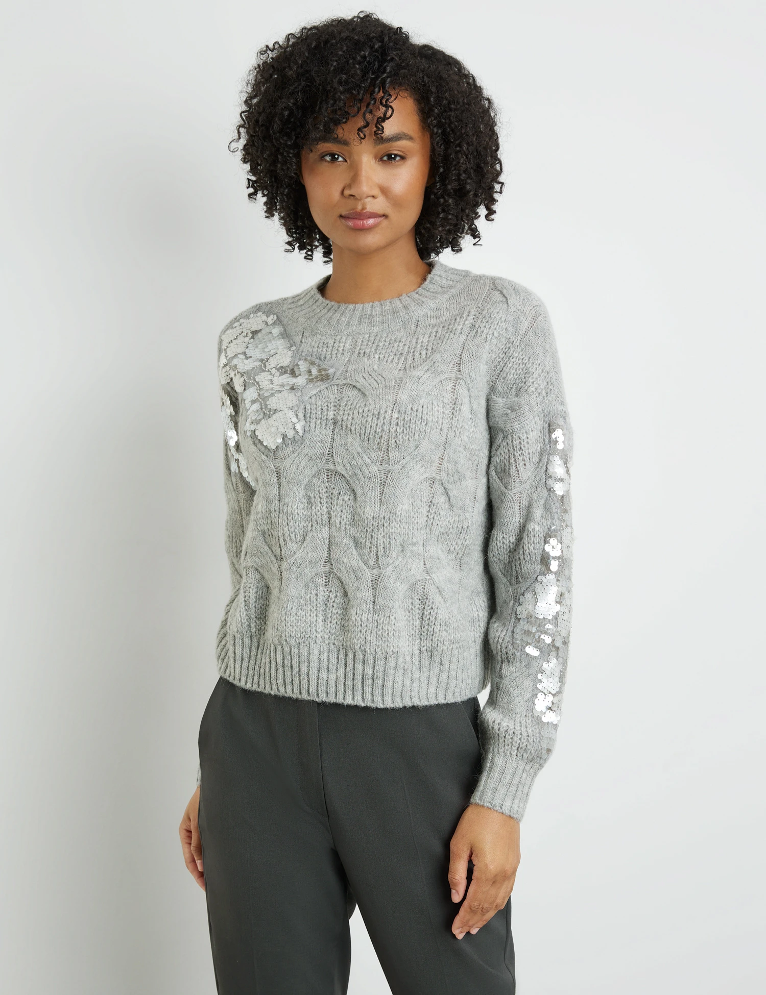 Taifun Pullover Mit Pailletten-Zier 3 Taifun Pullover Mit Pailletten-Zier