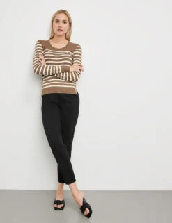 Taifun Pullover Mit Ringel-Dessin -Gerry Weber Verkäufe pullover mit ringel dessin 102