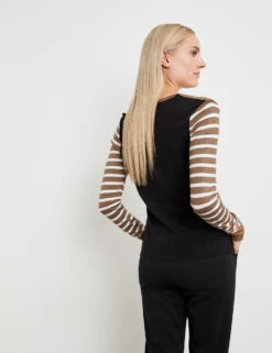 Taifun Pullover Mit Ringel-Dessin -Gerry Weber Verkäufe pullover mit ringel dessin 104