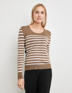 Taifun Pullover Mit Ringel-Dessin