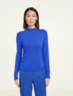 Taifun Pullover Mit Rüschenkanten -Gerry Weber Verkäufe pullover mit rueschenkanten 01