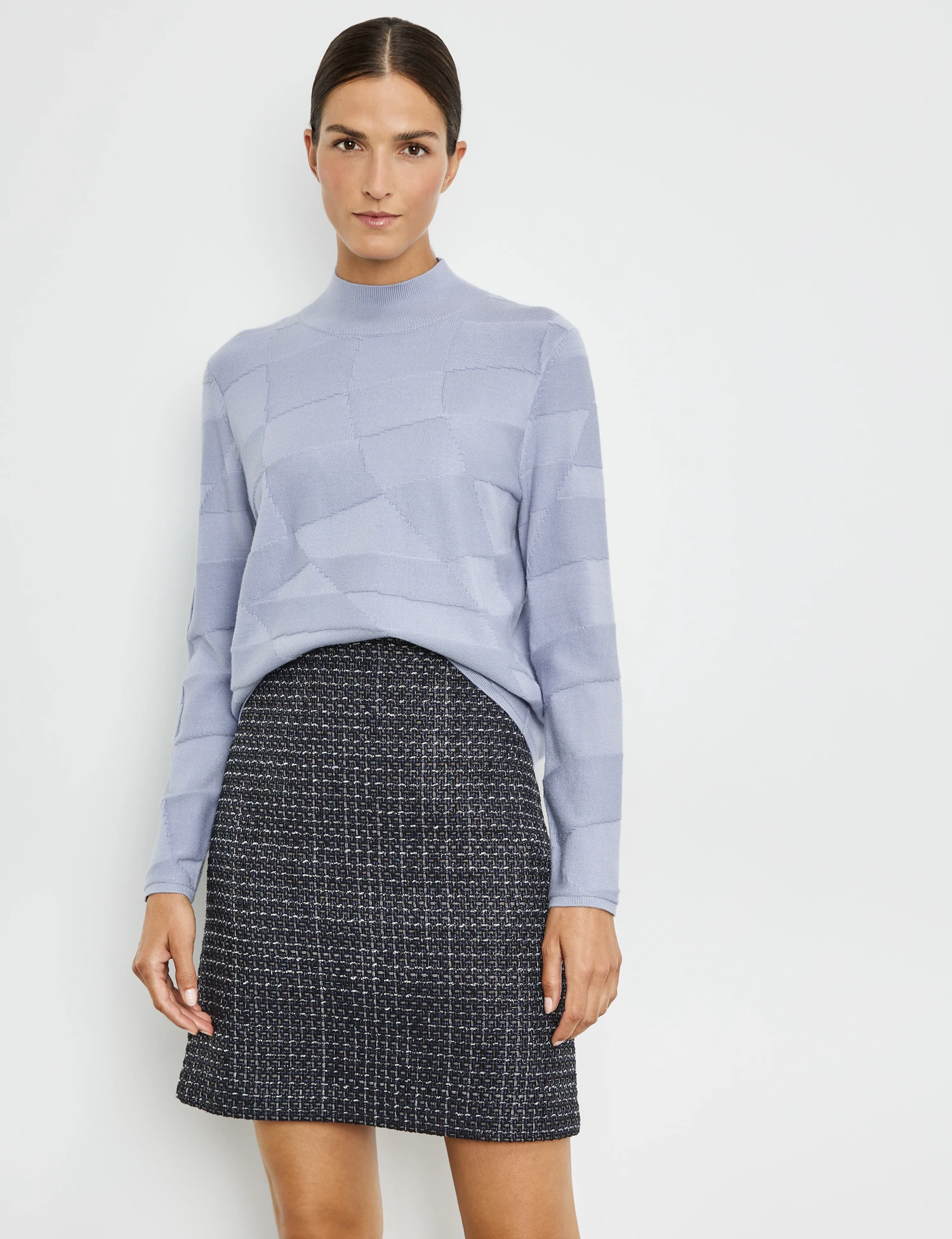 Gerry Weber Pullover Mit Strickmuster Und Turtleneck 3 Gerry Weber Pullover Mit Strickmuster Und Turtleneck