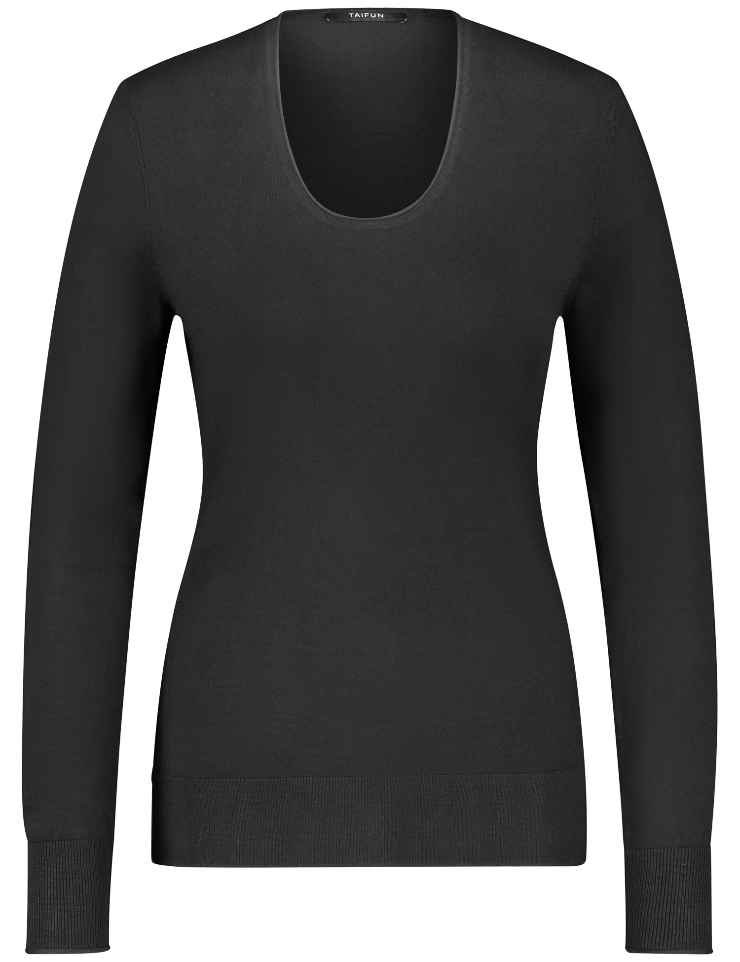 Taifun Pullover Mit Tiefrundem Ausschnitt 4 Taifun Pullover Mit Tiefrundem Ausschnitt – Bild 2