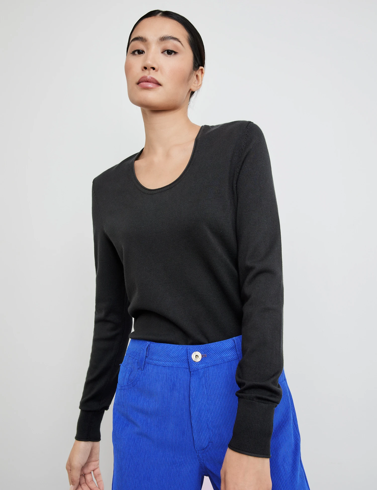 Taifun Pullover Mit Tiefrundem Ausschnitt 3 Taifun Pullover Mit Tiefrundem Ausschnitt