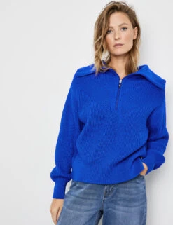 Taifun Pullover Mit Troyerkragen