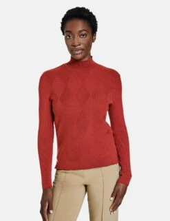 Gerry Weber Pullover Mit Turtleneck Und Rauten-Struktur 15 Gerry Weber Pullover Mit Turtleneck Und Rauten-Struktur -Gerry Weber Verkäufe pullover mit turtleneck und rauten struktur 01