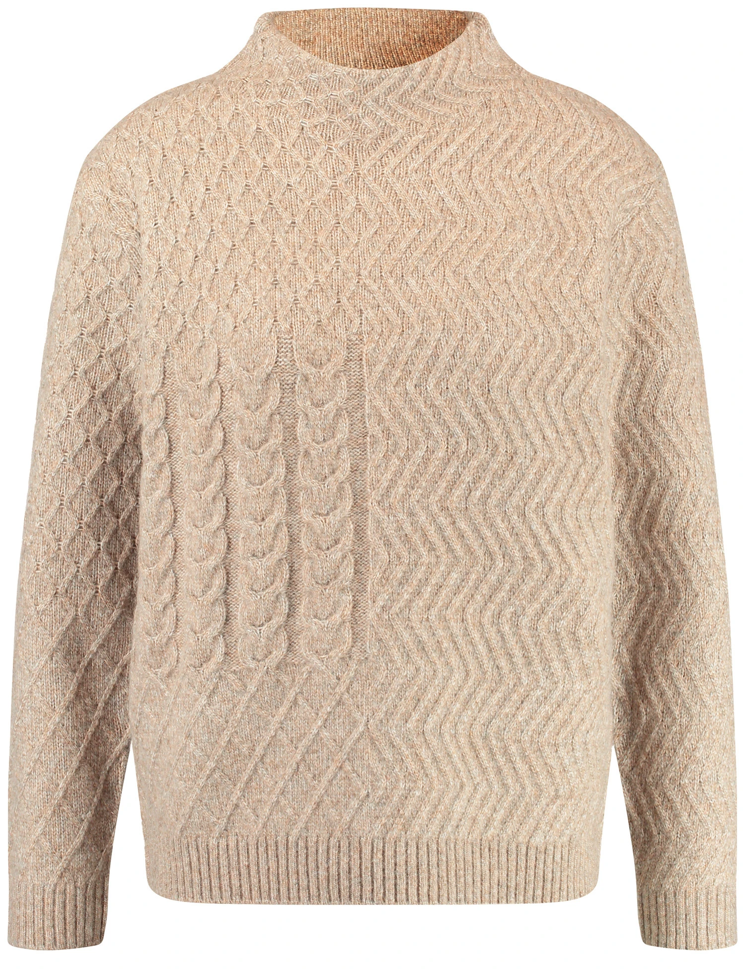 Gerry Weber Pullover Mit Turtleneck Und Strick-Muster 4 Gerry Weber Pullover Mit Turtleneck Und Strick-Muster – Bild 2