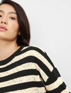 Taifun Ringel-Pullover Mit Pailletten-Dekor 12 Taifun Ringel-Pullover Mit Pailletten-Dekor -Gerry Weber Verkäufe ringel pullover mit pailletten dekor 100