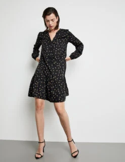 Taifun Satinkleid Mit Print