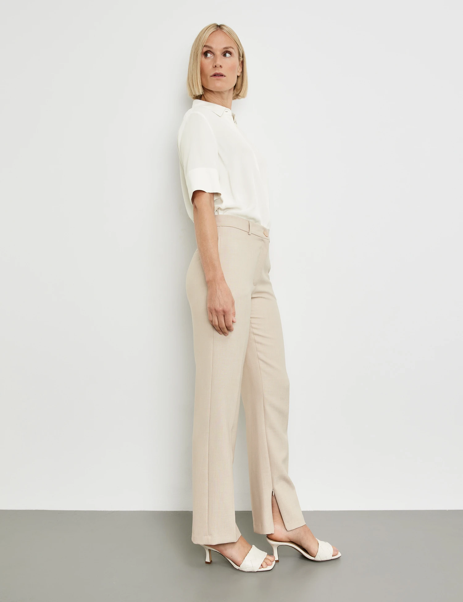 Gerry Weber Schicke Hose Mit Reißverschluss Am Saum 7 Gerry Weber Schicke Hose Mit Reißverschluss Am Saum – Bild 5