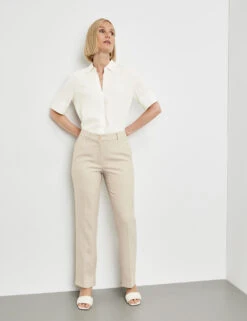 Gerry Weber Schicke Hose Mit Reißverschluss Am Saum