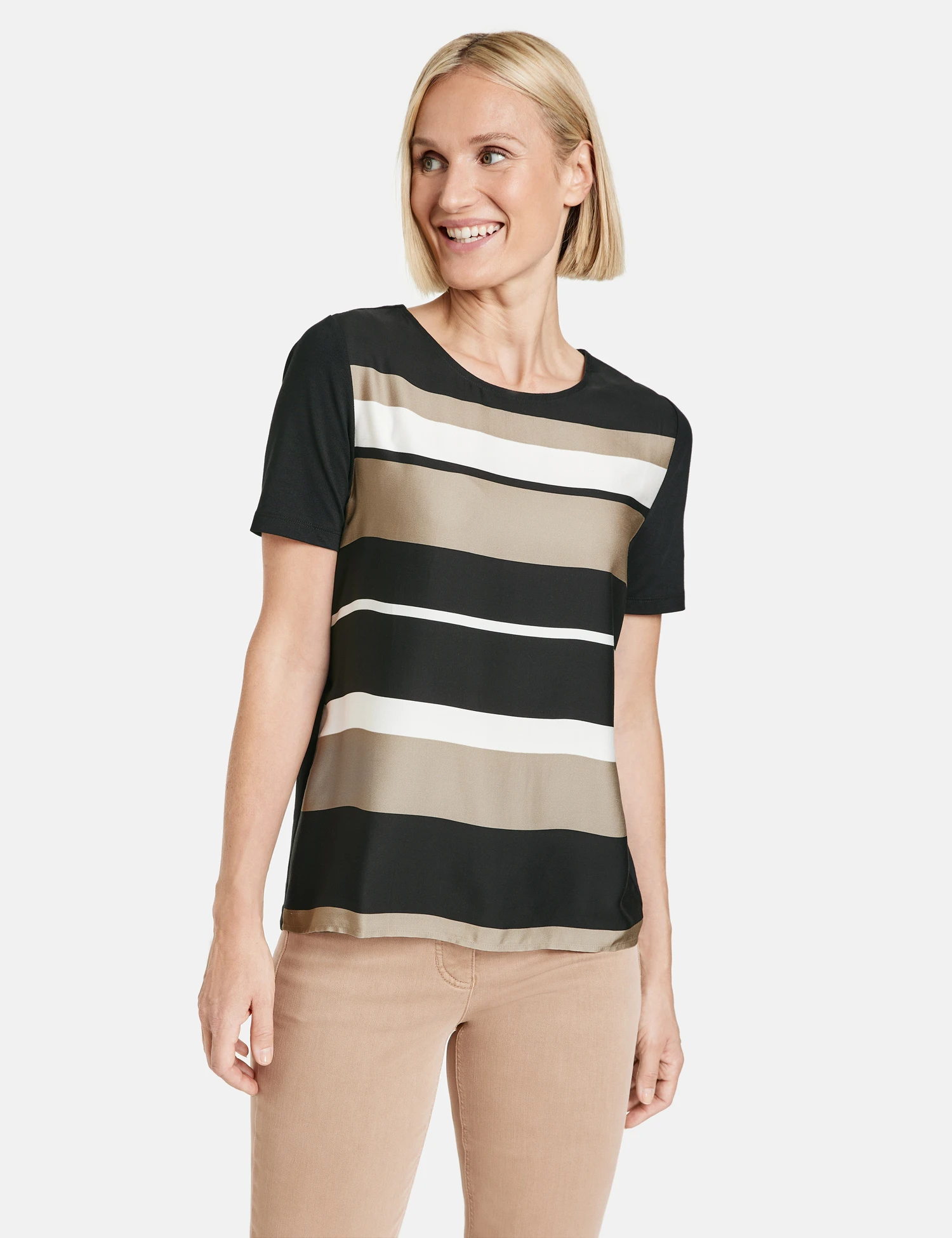 Gerry Weber Schickes Blusenshirt Aus Material-Patch 9 Gerry Weber Schickes Blusenshirt Aus Material-Patch – Bild 7