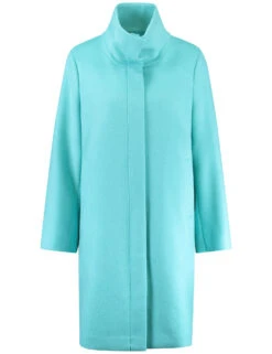 Gerry Weber Schlichter Wollmantel Mit 2-Wege-Reißverschluss