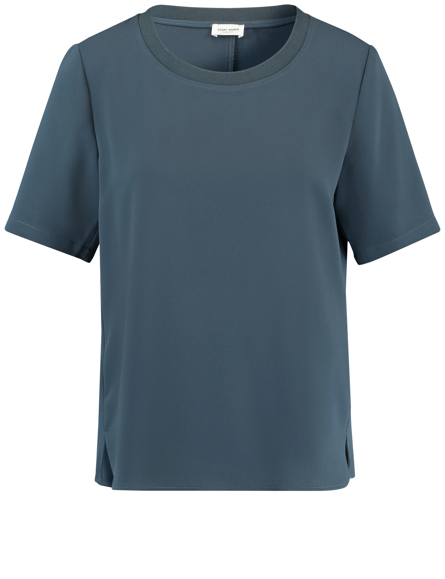 Gerry Weber Schlichtes Blusenshirt Mit Seitlichen Schlitzen 4 Gerry Weber Schlichtes Blusenshirt Mit Seitlichen Schlitzen – Bild 2