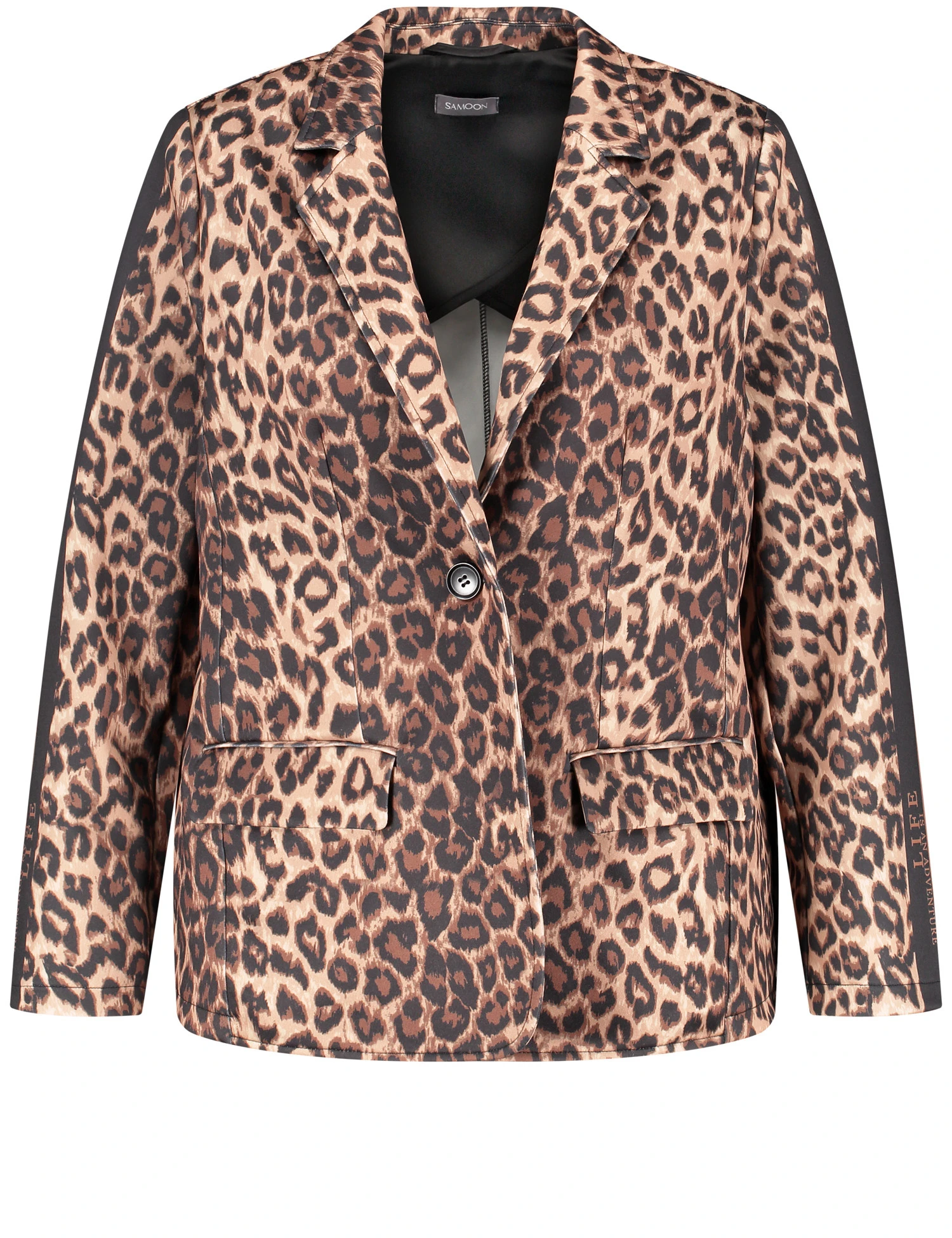 Scuba-Blazer Mit Leo-Dessin 4 Scuba-Blazer Mit Leo-Dessin – Bild 2