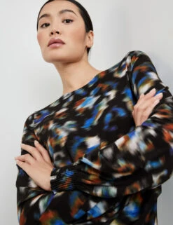 Taifun Shirt Mit Gesmokten Ärmelenden -Gerry Weber Verkäufe shirt mit gesmokten aermelenden 100