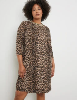 Shirtkleid Mit Animal-Print