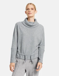 Gerry Weber Softer Pullover Aus Gebürsteter Qualität -Gerry Weber Verkäufe softer pullover aus gebuersteter qualitaet 01