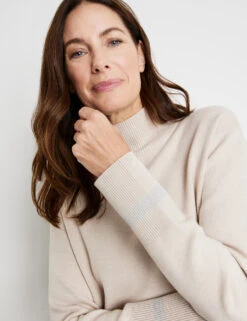 Gerry Weber Softer Pullover Mit Turtleneck Und Verlängertem Rückenteil -Gerry Weber Verkäufe softer pullover mit turtleneck und verlaengertem rueckenteil 100