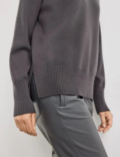Gerry Weber Softer Pullover Mit Verlängertem Rückenteil Und Seitenschlitzen -Gerry Weber Verkäufe softer pullover mit verlaengertem rueckenteil und seitenschlitzen 100