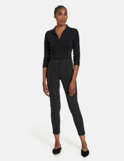 Gerry Weber Stretchhose Slim Fit Mit Längsbiesen -Gerry Weber Verkäufe stretchhose slim fit mit laengsbiesen 01