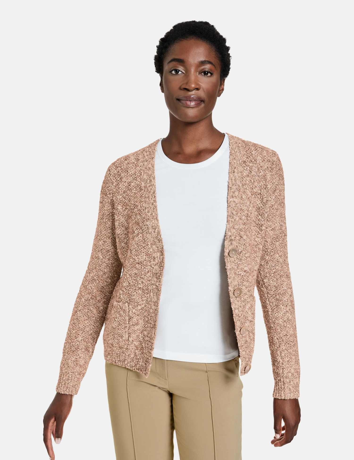 Gerry Weber Strickjacke In Bouclé-Optik 9 Gerry Weber Strickjacke In Bouclé-Optik – Bild 7
