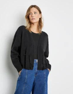 Taifun Strickjacke Mit Taillenband