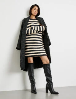 Taifun Strickkleid Mit Pailletten -Gerry Weber Verkäufe strickkleid mit pailletten 102