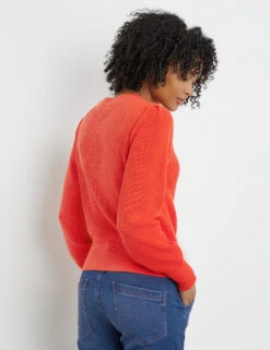 Taifun Strickpullover Mit Pointelle-Details -Gerry Weber Verkäufe strickpullover mit pointelle details 104