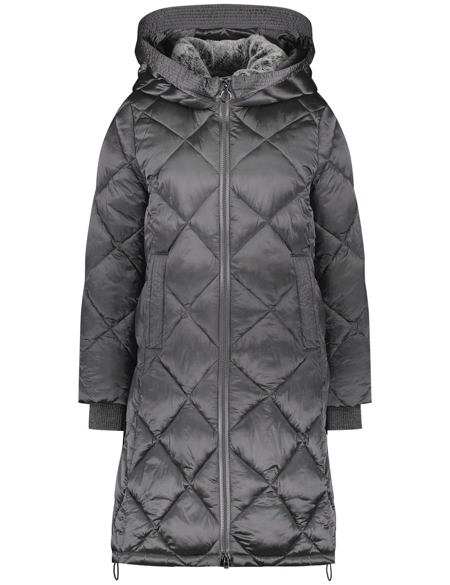 Gerry Weber Wattierter Mantel Mit Großer Kapuze Und Fake Fur 4 Gerry Weber Wattierter Mantel Mit Großer Kapuze Und Fake Fur – Bild 2