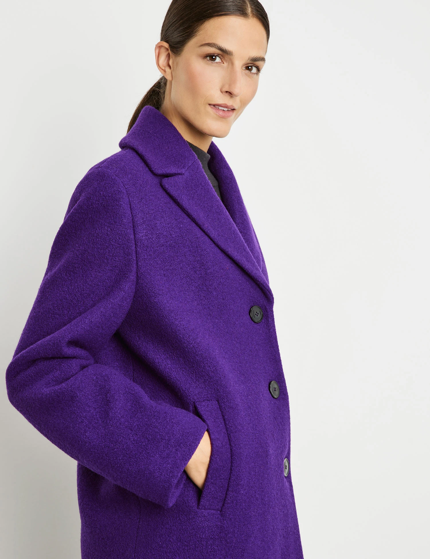 Gerry Weber Wollmantel Mit Großem Reverskragen 6 Gerry Weber Wollmantel Mit Großem Reverskragen – Bild 4