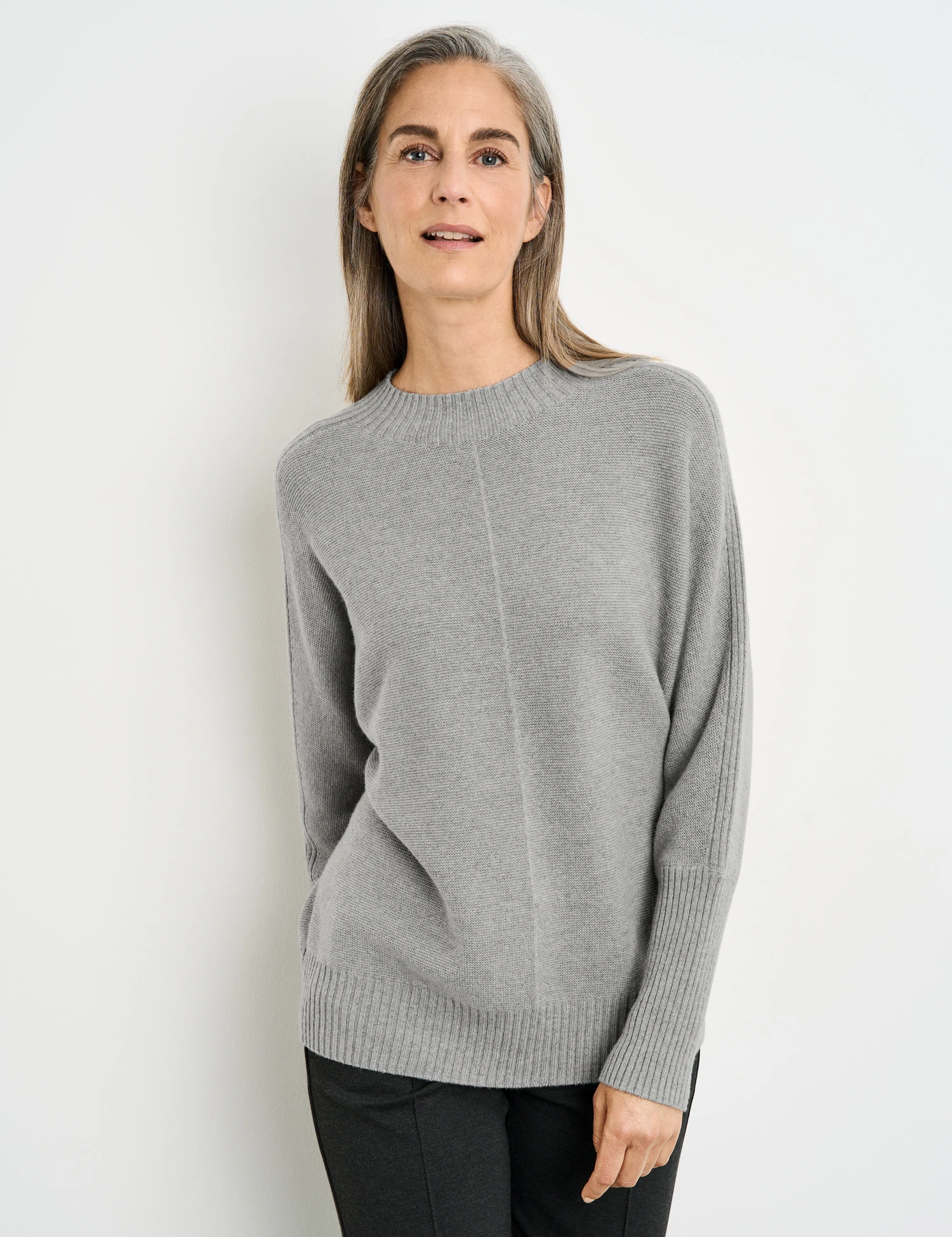Gerry Weber Wollpullover Mit Strick-Mix 3 Gerry Weber Wollpullover Mit Strick-Mix